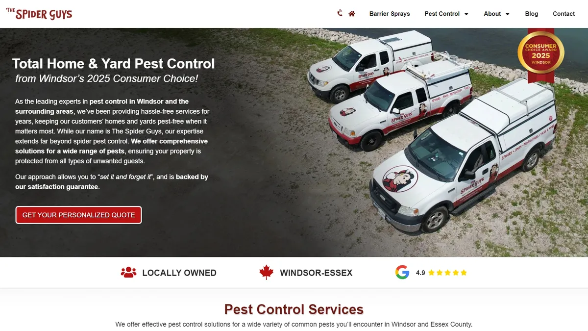 Screenshot of The Spider Guys